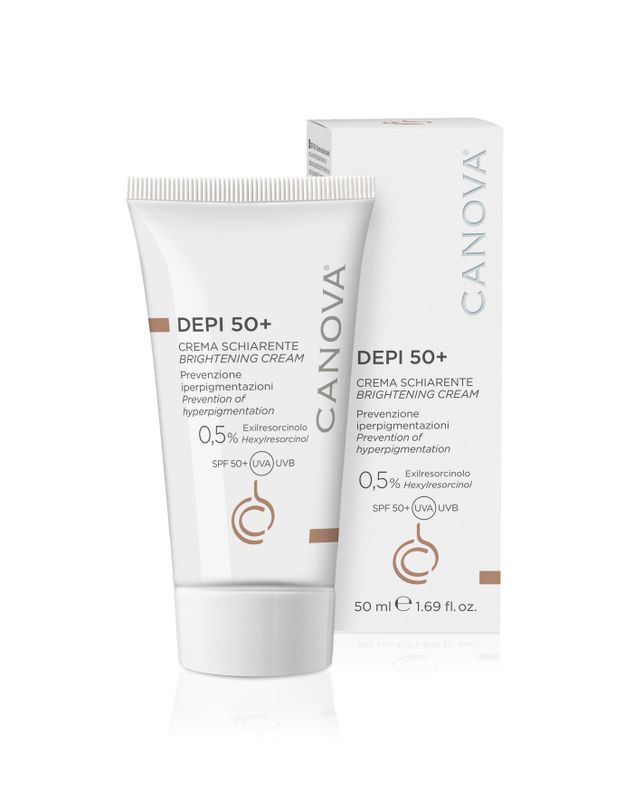 Canova Depi 50+ Crema viso depigmentate con protezione 50ml-1