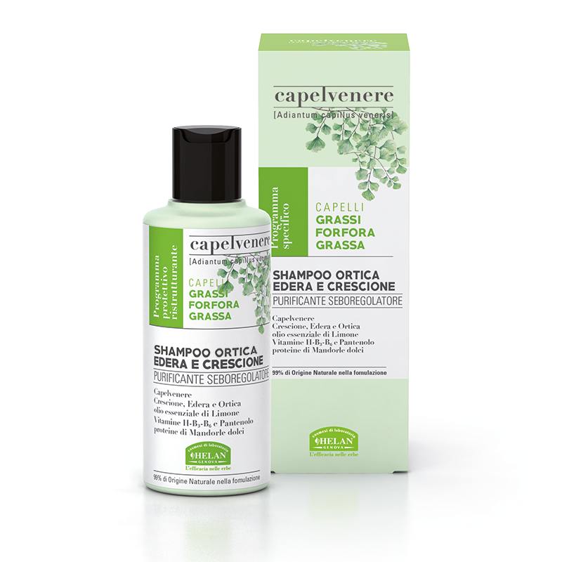 Helan Capelvenere Bio Shampoo Ortica Edera e Crescione 200ml-1