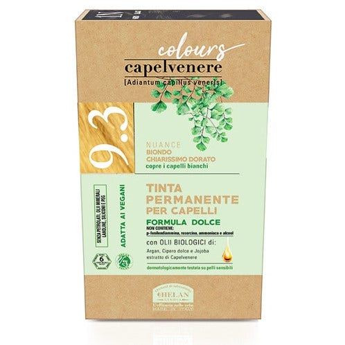 Helan Capelvenere Tinta Capelli 9,3N Biondo Chiarissimo Dorato-1