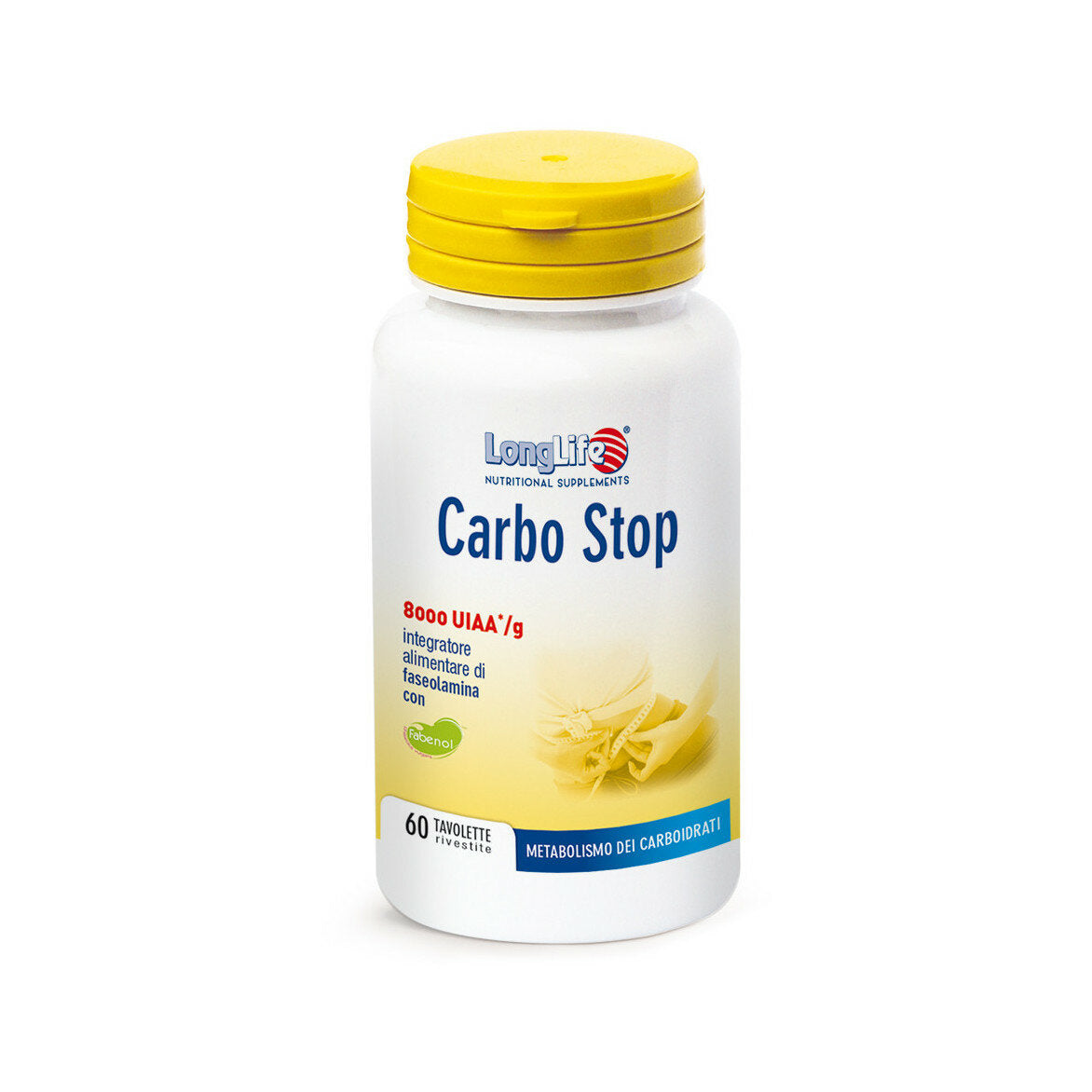 Longlife Carbo Stop per il controllo del peso 60 tavolette-2
