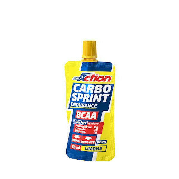 ProAction Carbo Sprint Endurance BCAA energia e potenza gusto limone 50ml-2