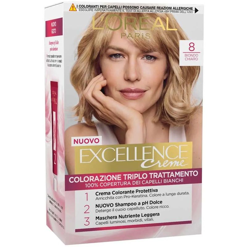L'Oréal Paris Excellence tinta per capelli 8 Biondo Chiaro-1