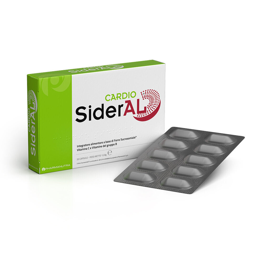 Cardiosideral integratore a base di Ferro Vitamina C e Vitamine gruppo B 20 capsule-1