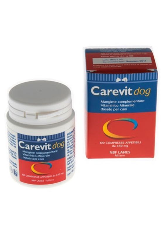 Carevit dog 100 compresse mangime complementare per cani-1