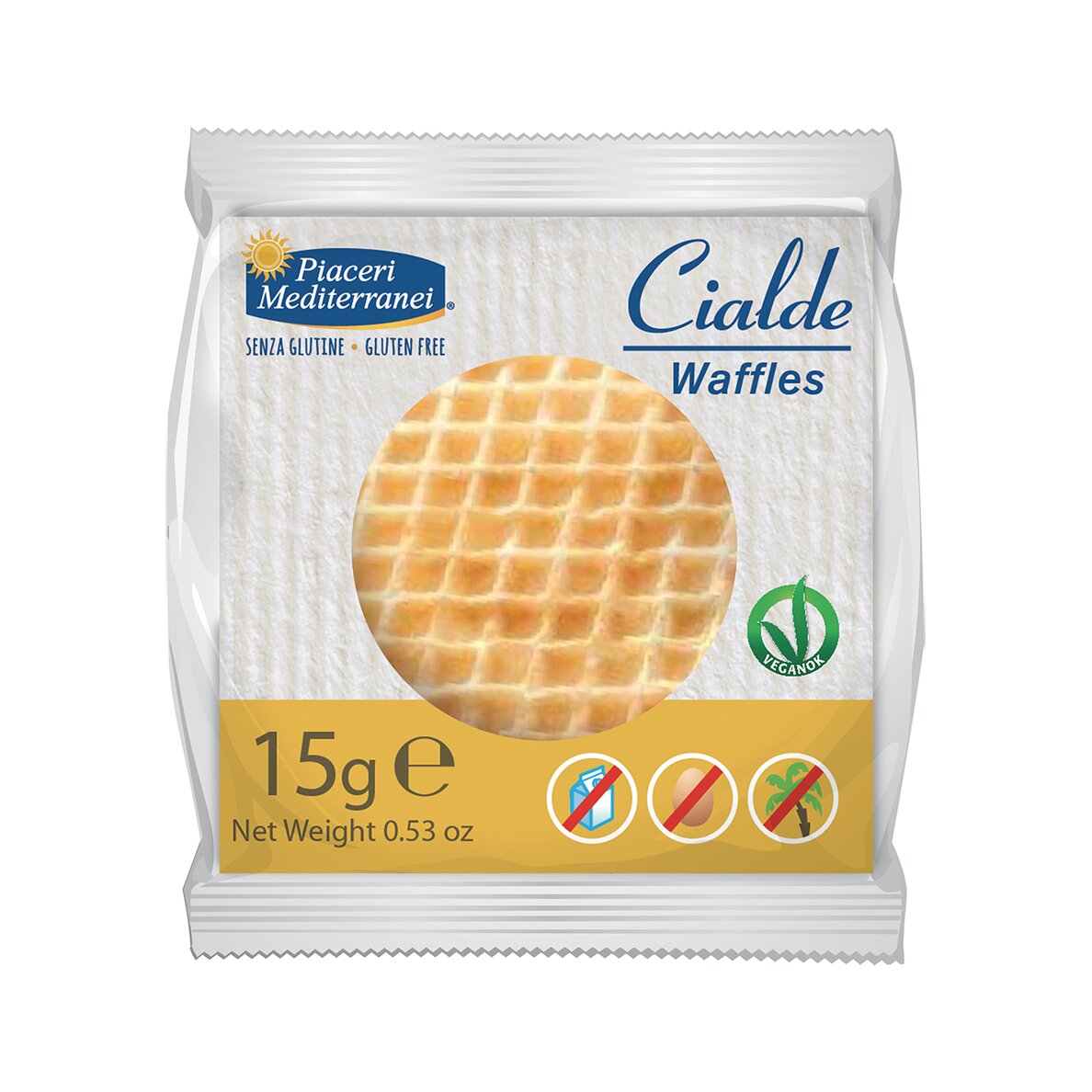 Piaceri Mediterranei Cialde per Gelato Senza Glutine 15g-2