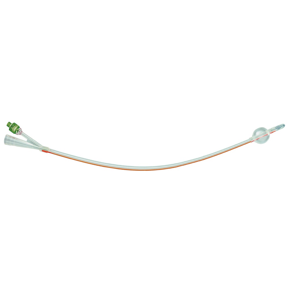 Catetere Foley Silicone Trasparente Con Scanalatura 2 Vie CH12-1