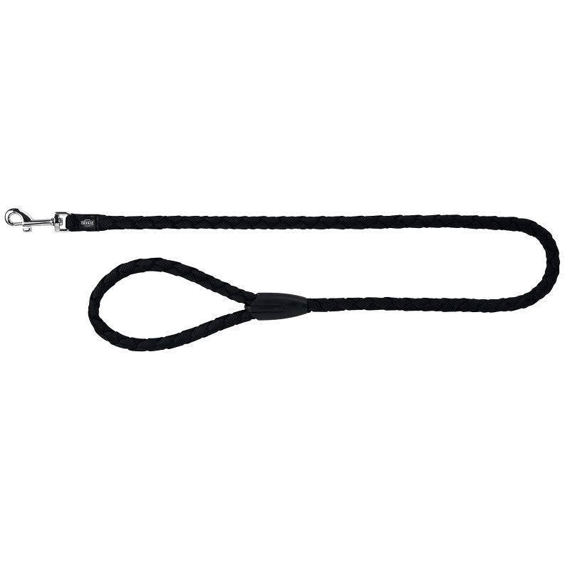 Trixie Guinzaglio Tubolare per cani S-M 1000x12mm nero-1