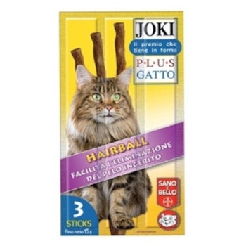 Joki Plus Special Hairball Bastoncino Anti Boli Di Pelo Gatti Adulti 3x5g-2