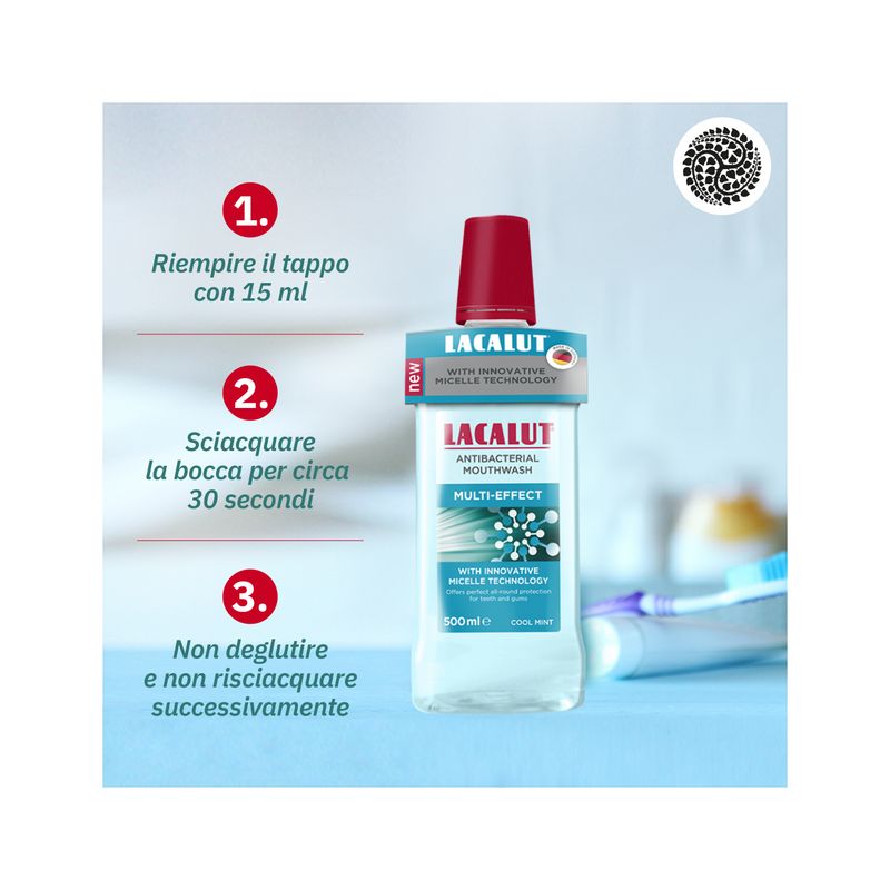 Dr. Theiss Lacalut Collutorio Micellare Multi-Effect 500ml-2
