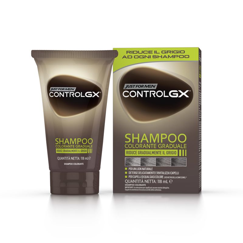 Just for Men Controlgx shampoo colorante graduale 118ml-1