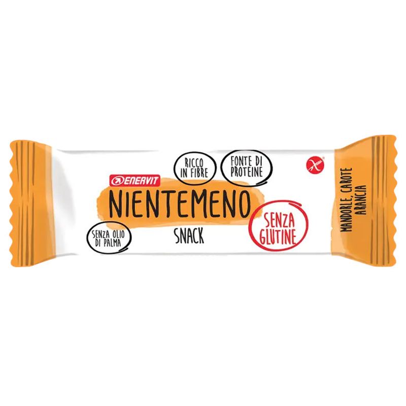 Enervit Nientemeno Barretta Arancia Mandorla e Carota 3x21g-2