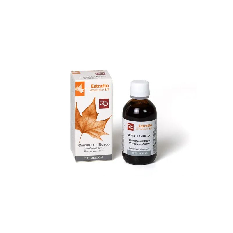 Fitomedical Centella Rusco Estratto Idroalcolico 1:1 50ml-1