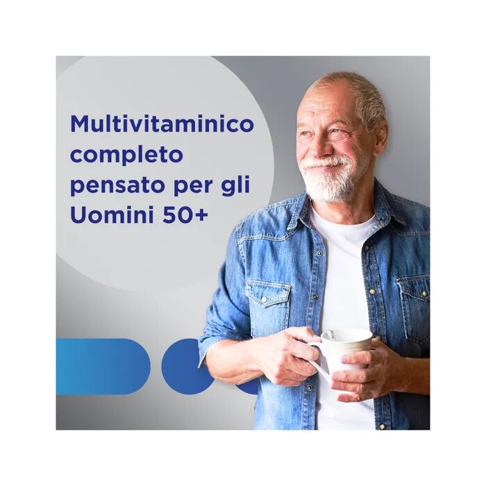 Multicentrum Uomo 50+ Integratore Alimentare Multivitaminico Vitamina D3 C B Zinco Magnesio 60 Cpr-12