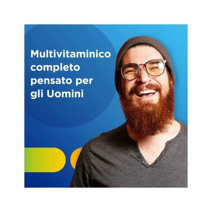 Multicentrum Uomo Integratore Alimentare Multivitaminico Vitamina B D3 A Calcio Magnesio 60 Cpr-12