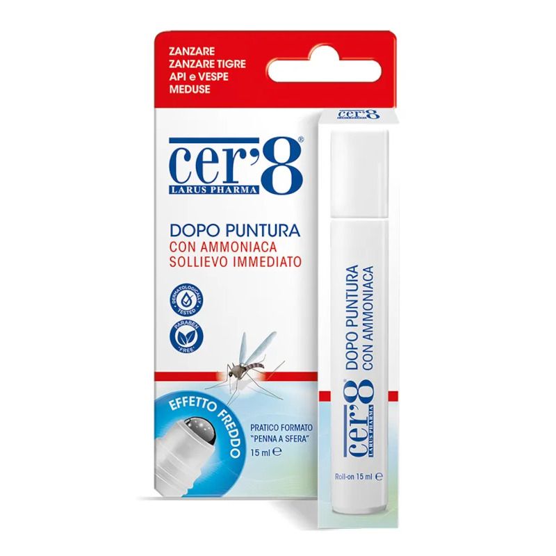 Cer'8 Roll-On Dopopuntura Con Ammoniaca Penna 15ml-1