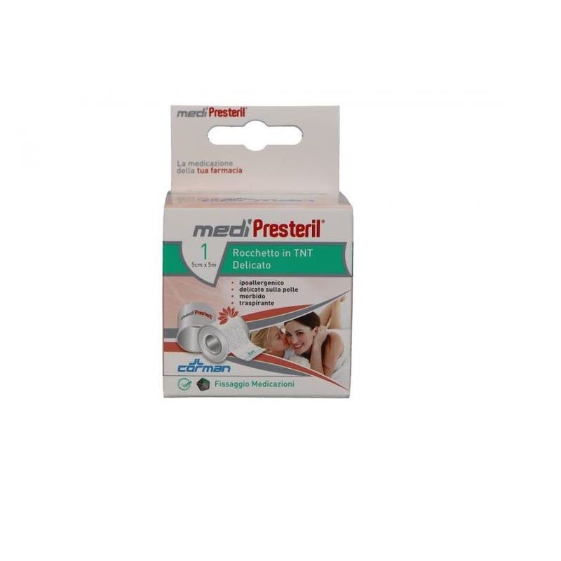 Medipresteril Cerotto Tessuto Non Tessuto Rocchetto 5cmx5m-1