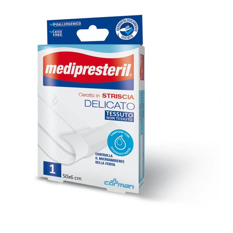 Medipresteril Cerotto In Striscia Delicato 6x50cm-1