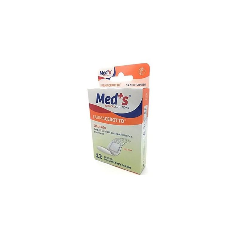 Meds Farmacerotto Strips Delicato Tessuto Non Tessuto 12 Pezzi-1