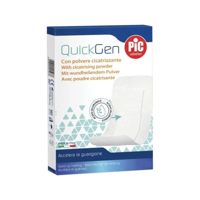 Pic Quickgen cerotto cicatrizzante 10x12cm 5 pezzi-1