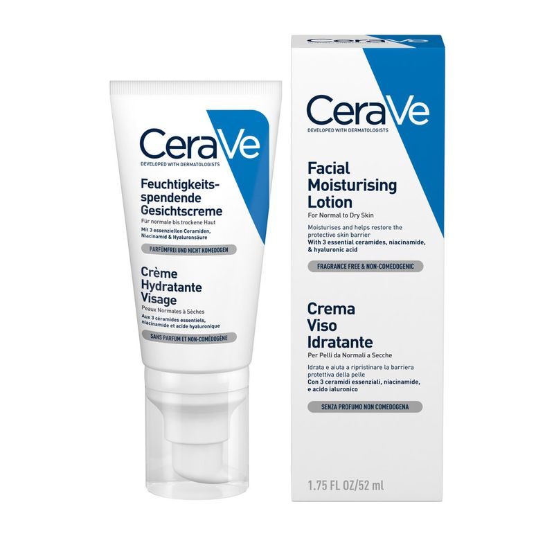 CeraVe Crema Viso Idratante con acido ialuronico 50 ml-1