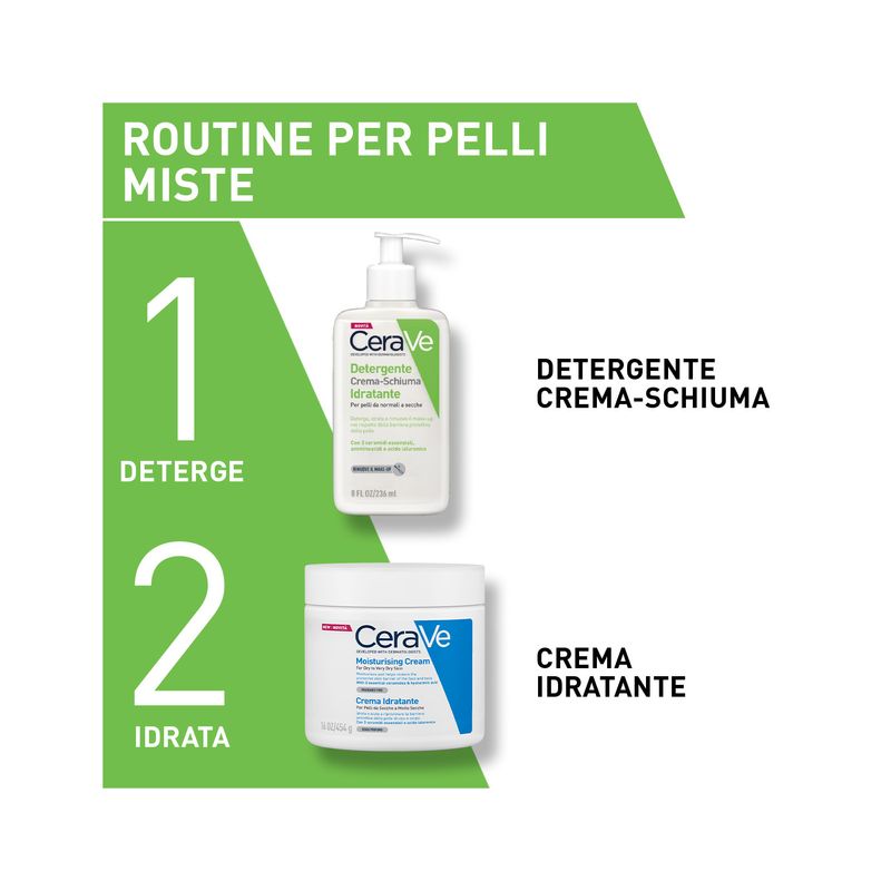 Cerave Detergente Crema-Schiuma Idratante 236ml-6