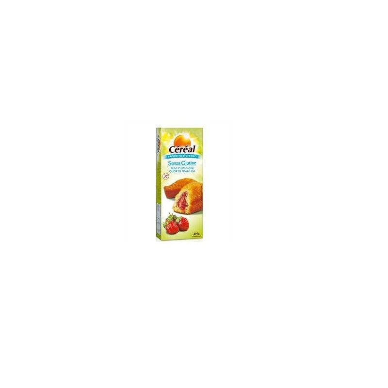 Cereal Mini Plumcake Fragola senza glutine 210g-1