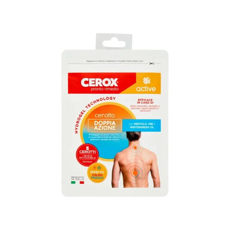 Cerox Active Cerotti Doppia Azione 5 Pezzi-1