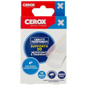Cerox Supporto 3D Cerotti Trasparenti 7x2,4cm 12 Pezzi-1
