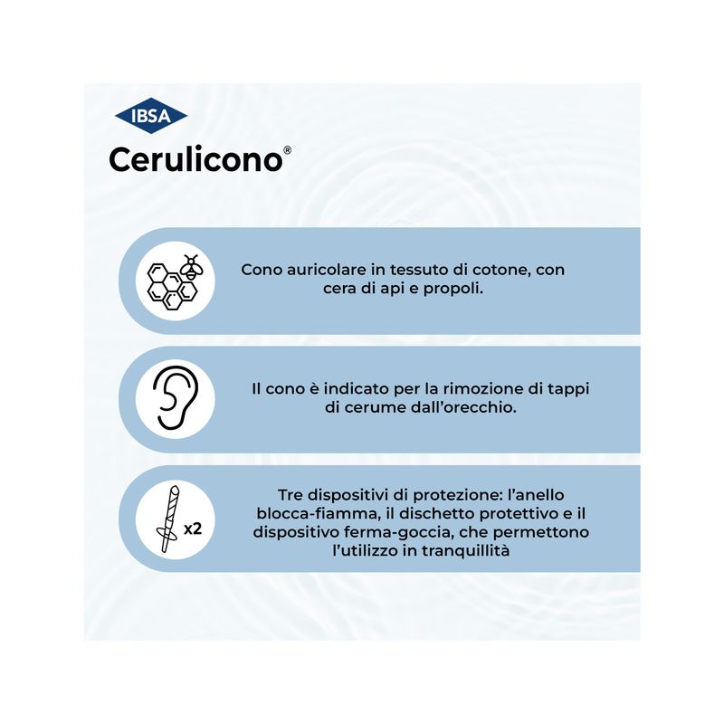 Cerulicono Per l'igiene Dell'Orecchio 2 Coni Auricolari-3