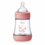 Chicco Biberon Neonato Perfect 5 Biberon Rosa Flusso Lento 150 ml 0Mesi+-1