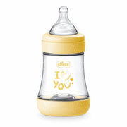Chicco Biberon Neonato Perfect 5 Biberon Giallo Flusso Lento 150 ml 0Mesi+-1
