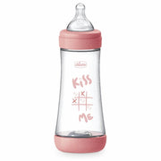 Chicco Biberon Neonato Perfect 5 Biberon Rosa Flusso Veloce 300 ml 4Mesi+-1