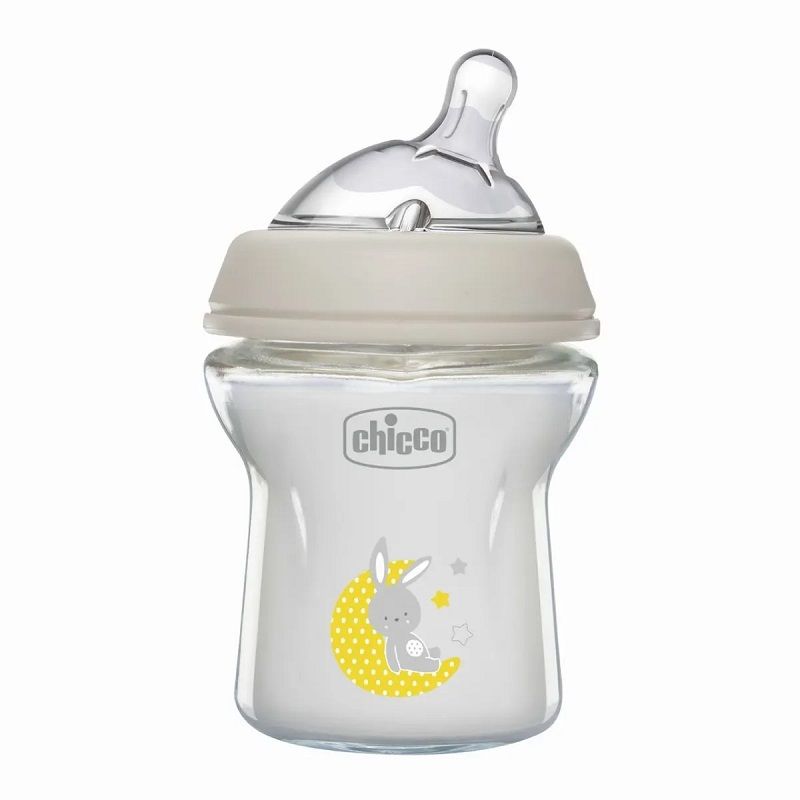 Chicco Biberon In Vetro Natural Feeling Flusso Lento 0 Mesi+ Unisex 150ml-1