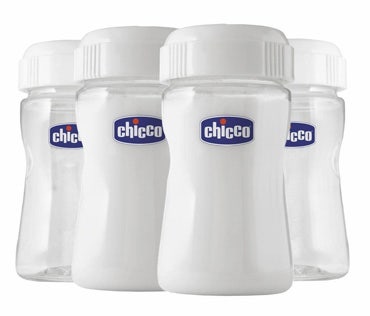 Chicco Contenitori Latte Silicone 4 Pezzi-1