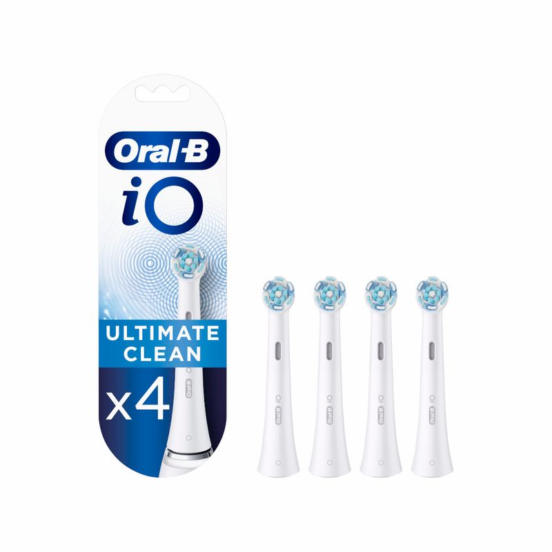 Oral B Testine Di Ricambio Io Ultimate Clean Bianche 4 Pezzi-1