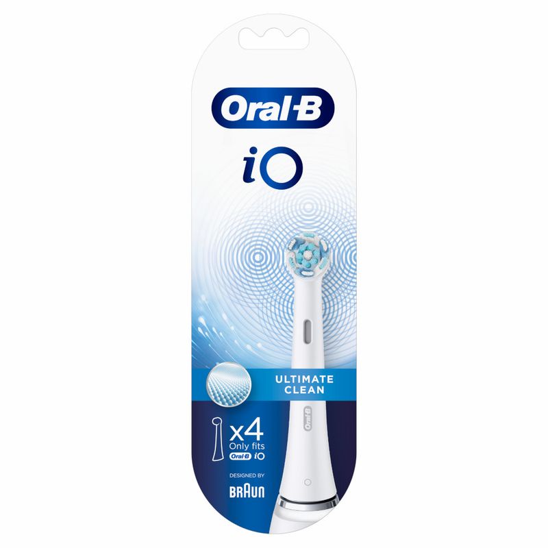 Oral B Testine Di Ricambio Io Ultimate Clean Bianche 4 Pezzi-2
