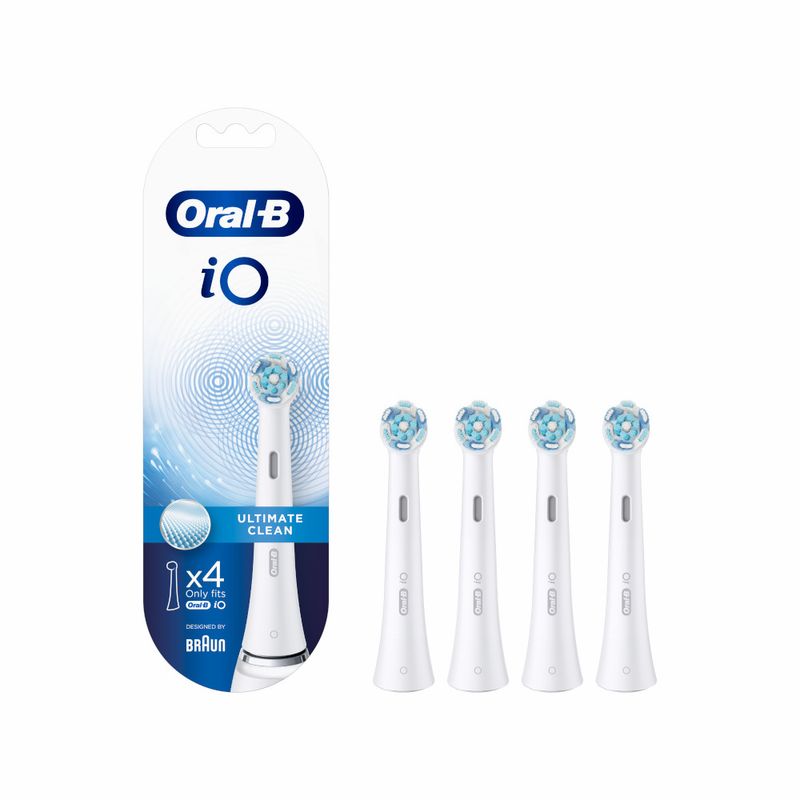 Oral B Testine Di Ricambio Io Ultimate Clean Bianche 4 Pezzi-4