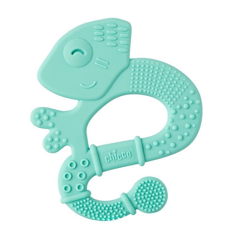 Chicco Massaggiagengive Soft Iguana colore verde acqua 2 mesi+ 1 pezzo-1
