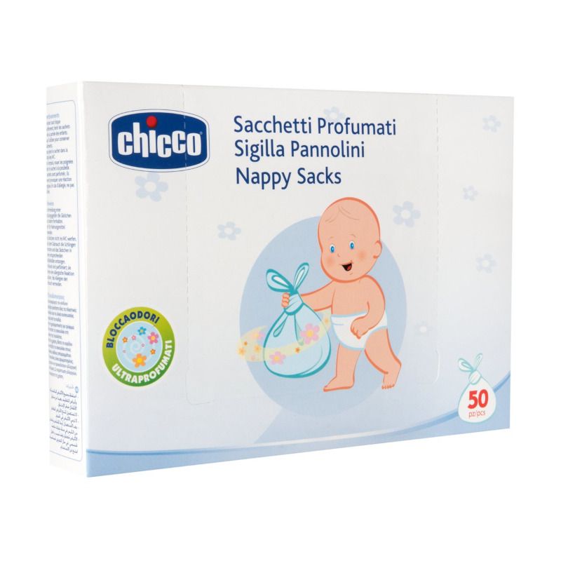 Chicco Sacchetti Profumati sigilla pannolini 50 pezzi-1