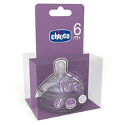 Chicco Tettarella Natural Feeling 6m+ Flusso Veloce 2 Pezzi-1