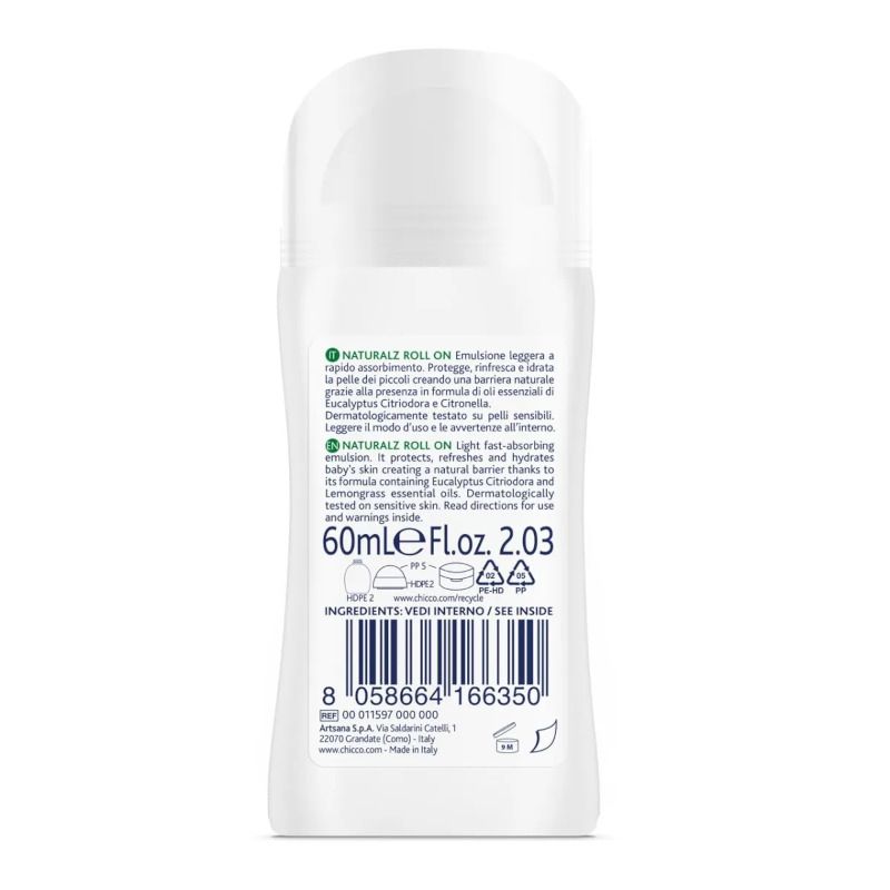 Chicco NaturalZ Antizanzare Protettivo & Rinfrescante 2 mesi+ roll-on 60ml-2