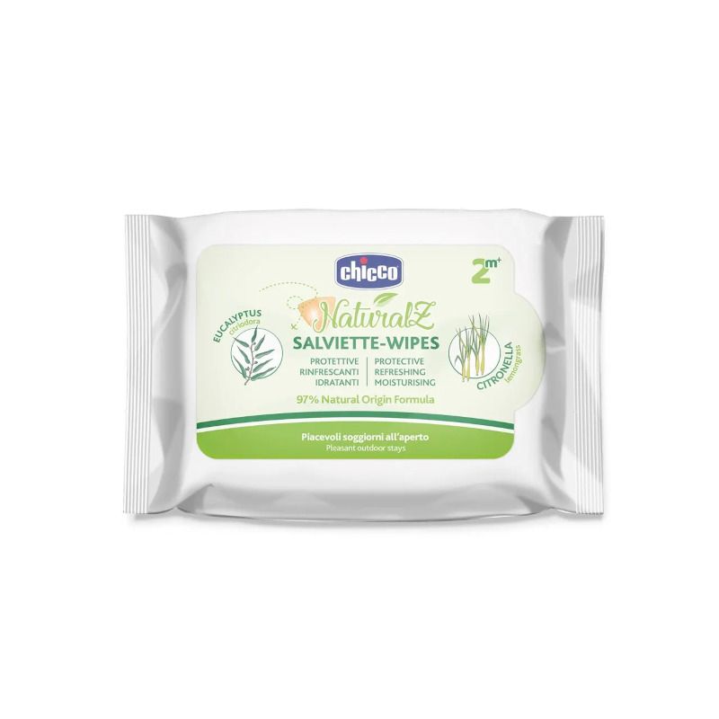 Chicco NaturalZ Antizanzare Protettivo & Rinfrescante salviette 20 pezzi-1