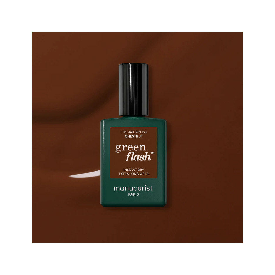 Manucurist Green Flash Smalto Led Chestnut 15ml-1