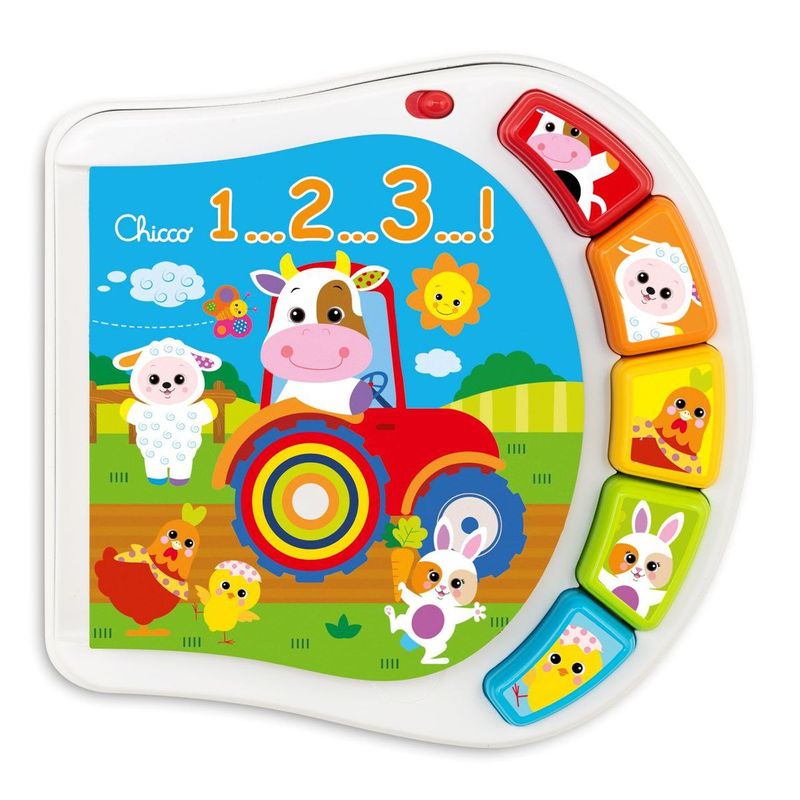 Chicco Baby Senses Counting Farm Gioco Libro fattoria dei numeri 6-36m 1 pezzo-2