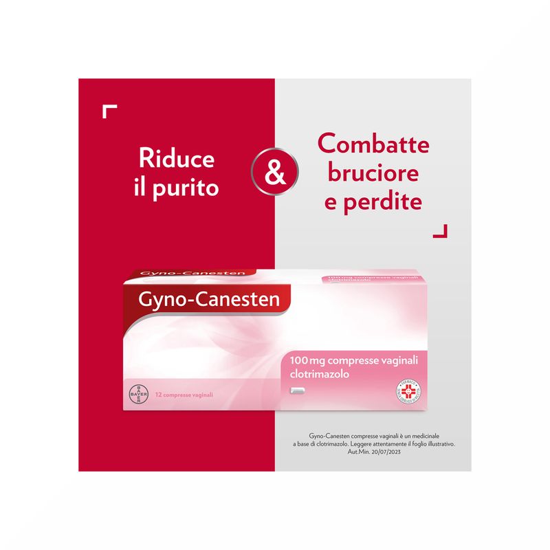 Gyno-Canesten Trattamento Sintomi Candida contro Prurito, Bruciore Intimo e Perdite, 12 Cpr Vaginali-3