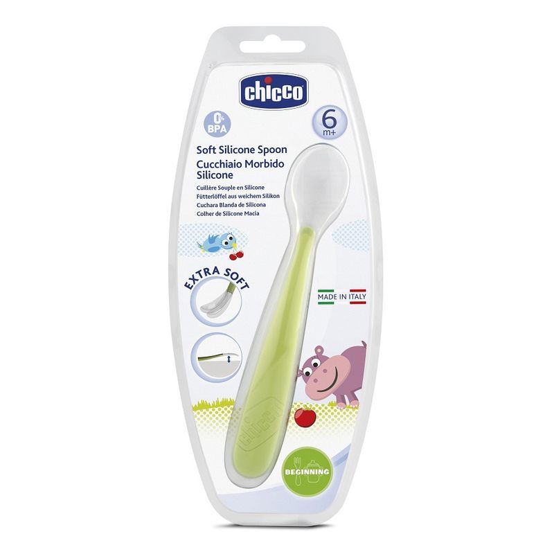 Chicco Cucchiaio Morbido Silicone 6m+-2