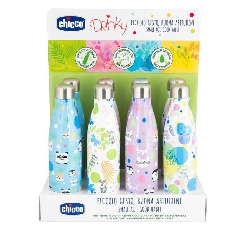 Chicco Drinky Bottiglia Termica 500ml fantasie assortite-1
