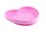 Chicco Take Eat Easy Piatto Cuore in Silicone con Ventosa colore rosa 1 pezzo 9m+-1