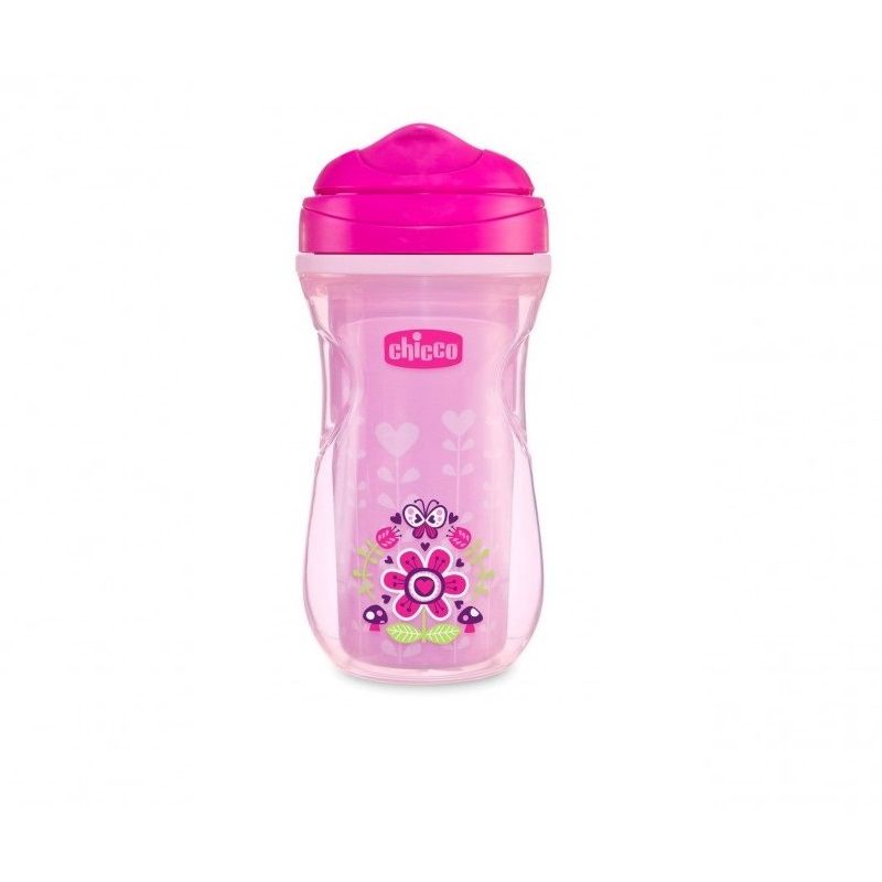 Chicco Tazza Active Bottiglia Isolante Rosa 266ml 14m+-1