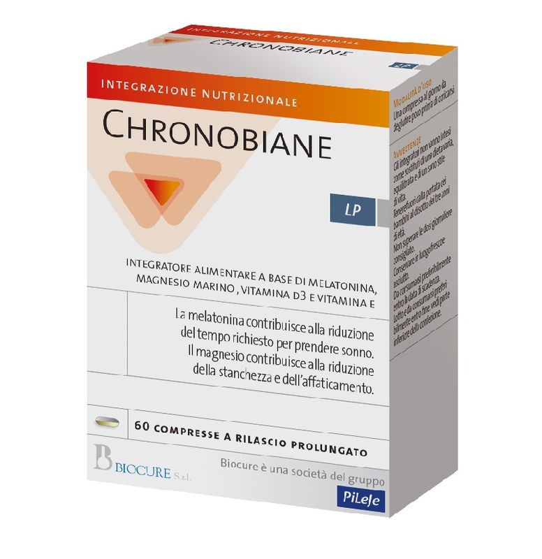 Chronobiane LP per il benessere del sonno 60 compresse a rilascio prolungato-1